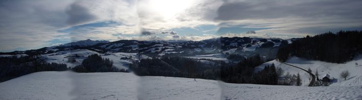 Panorama-Sicht auf Mogelsberg