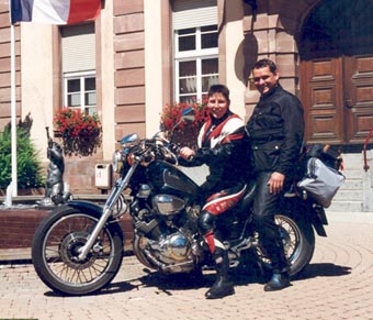mit Daniel auf Tour